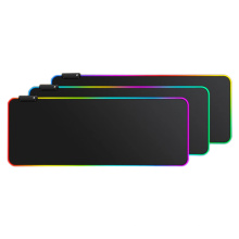 Gaming Mouse Pad Luminous RGB Gaming Keyboard Desktop Mouse Pad Anti-Slip Adjustable Lighting Mousepad